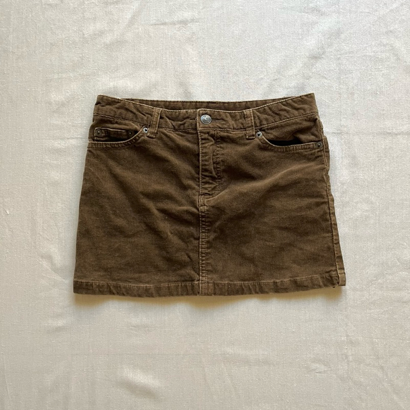 brown corduroy skirt