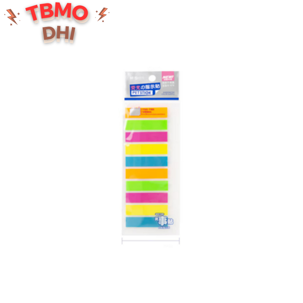 

TBMO M&G 2X10` PET STICKY FLAGS 20SHEETS 48X12MM - 10012975/YS-22