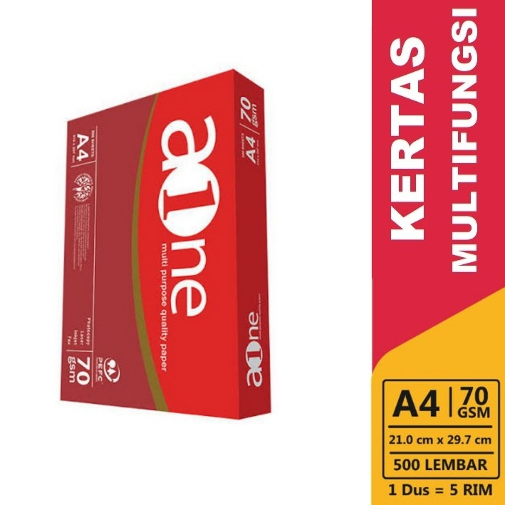 

KERTAS HVS A4 AONE 70 GSM