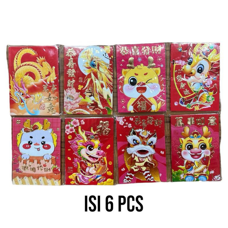 

Angpau biasa motif naga campur