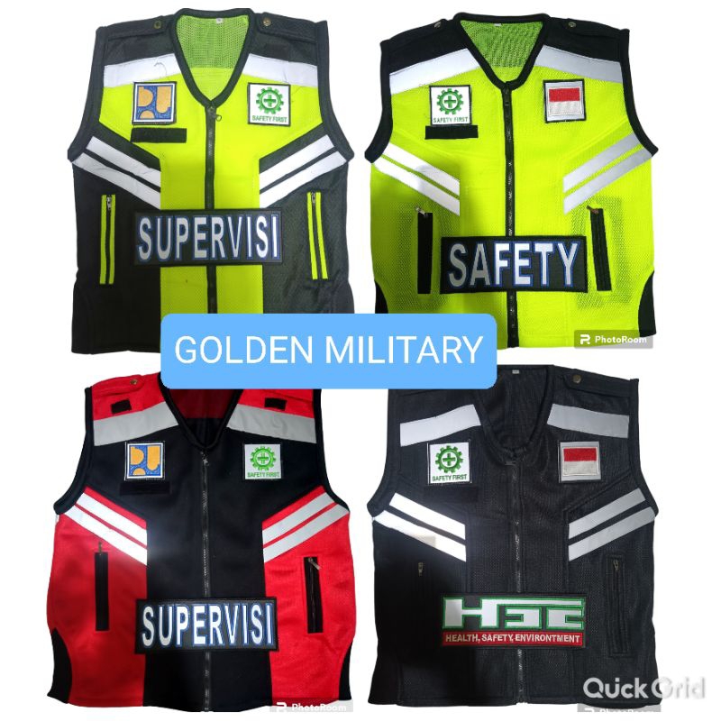 Rompi safety, rompi supervisi, rompi HSE