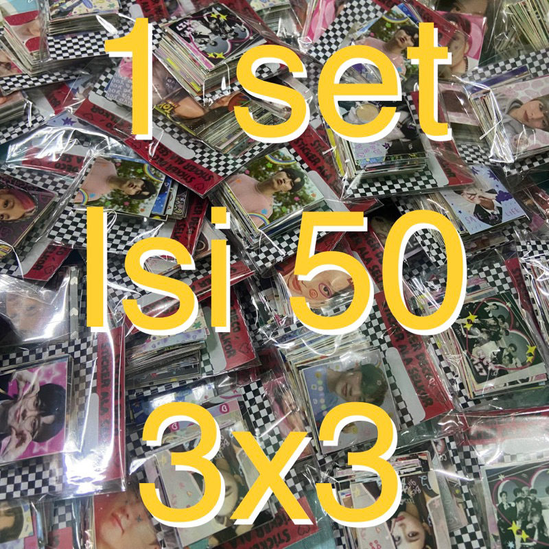 [50pcs] GROSIR sticker deco kpop ala sellkor nct blackpink bts