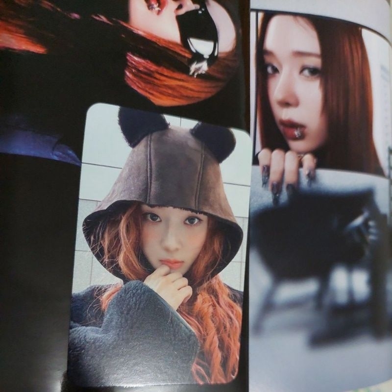 ( Winter Bear Hoodie ) Aespa " DRAMA " The 4th Mini Album Official Photocard POB Music Korea Winter 