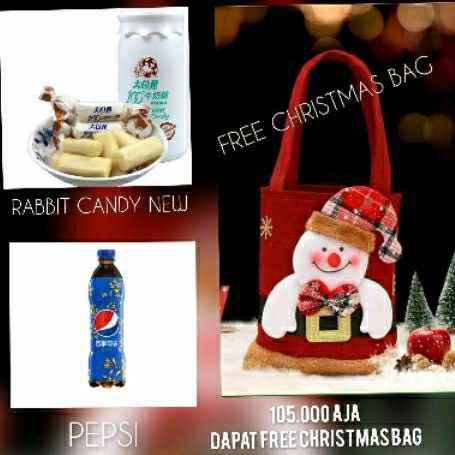 

WHITE RABBIT CANDY AND PEPSI FREE BAG