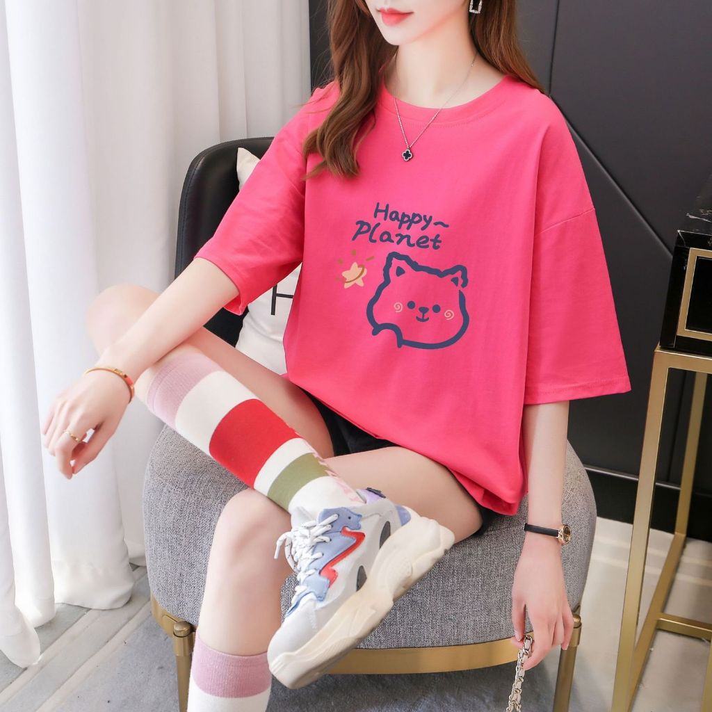 Kaos Oversize Wanita / Kaos Distro WANITA/ Kaos Streetwear Oversize / Baju Kaos Distro / Kaos / Wani
