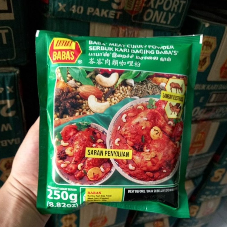 

COD TERMURAH Babas Meat Curry Bumbu Kari Daging No 1 BABAS Import Expired Paling Lama