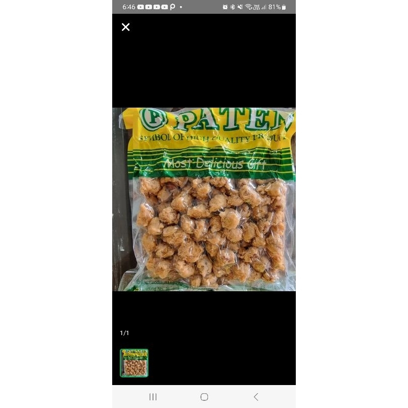 

kacang tepung 250gr merek PATEN