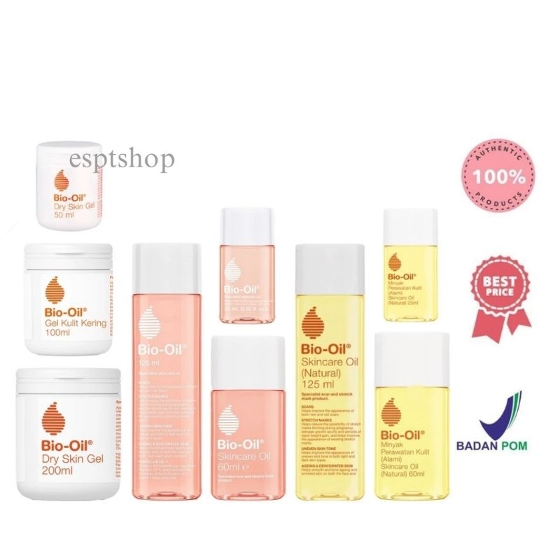 ByuSa BIO OIL Penghilang bekas luka / Stretch Mark / Penghilang Bekas Jerawat Natural Oil