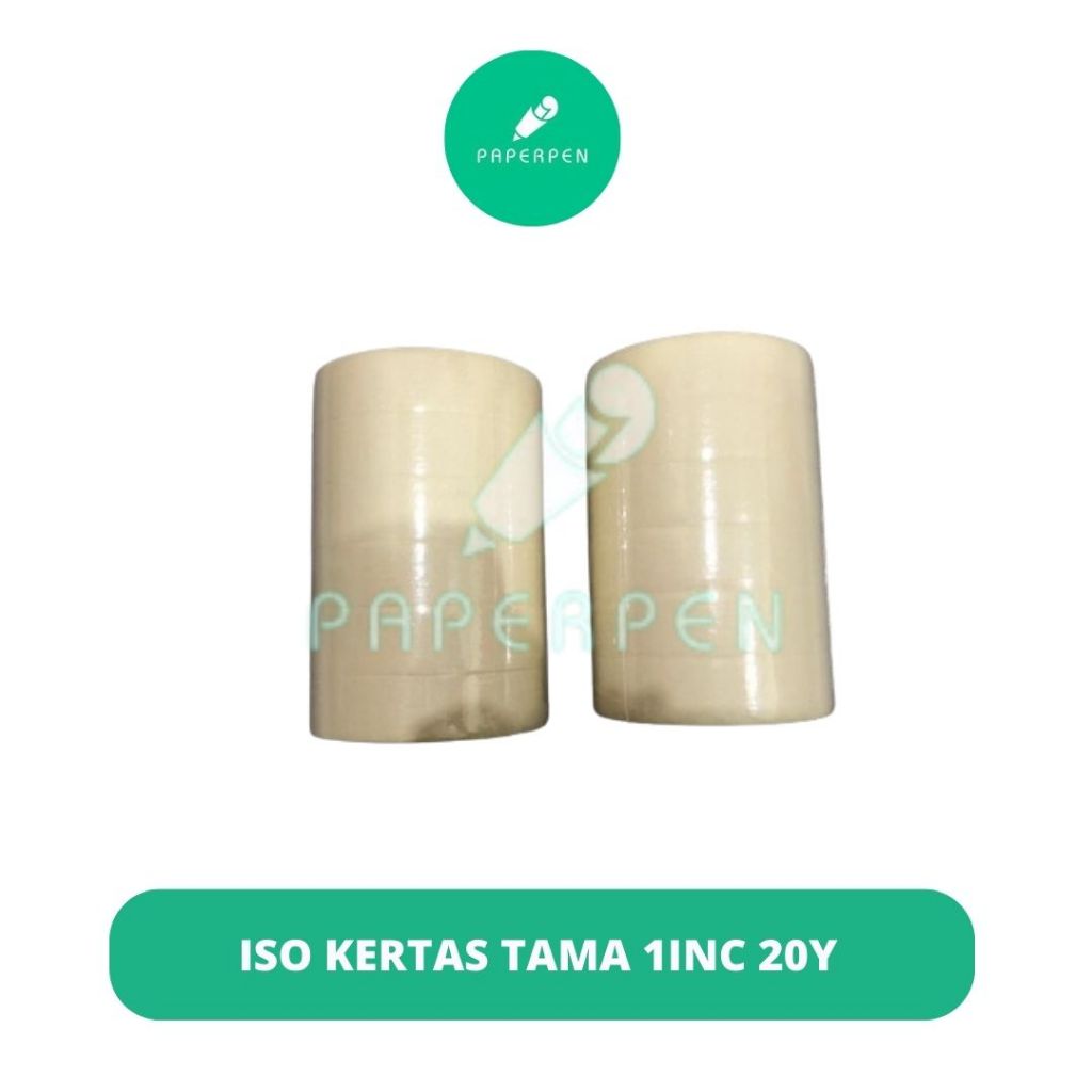 

(1 Slop) Isolasi Kertas Tama 1Inc 20Y/Isolasi Kertas Tama 12Mm