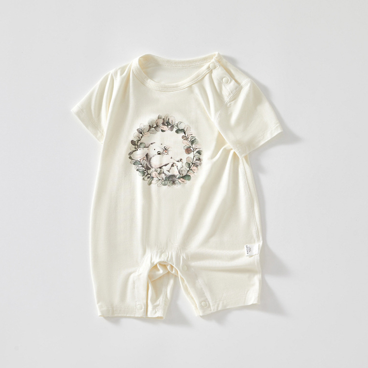 Baju Romper Bayi Gambar Kelinci| Sleepsuit Baby | Baby Romper Rabbit Premium Quality (C002)