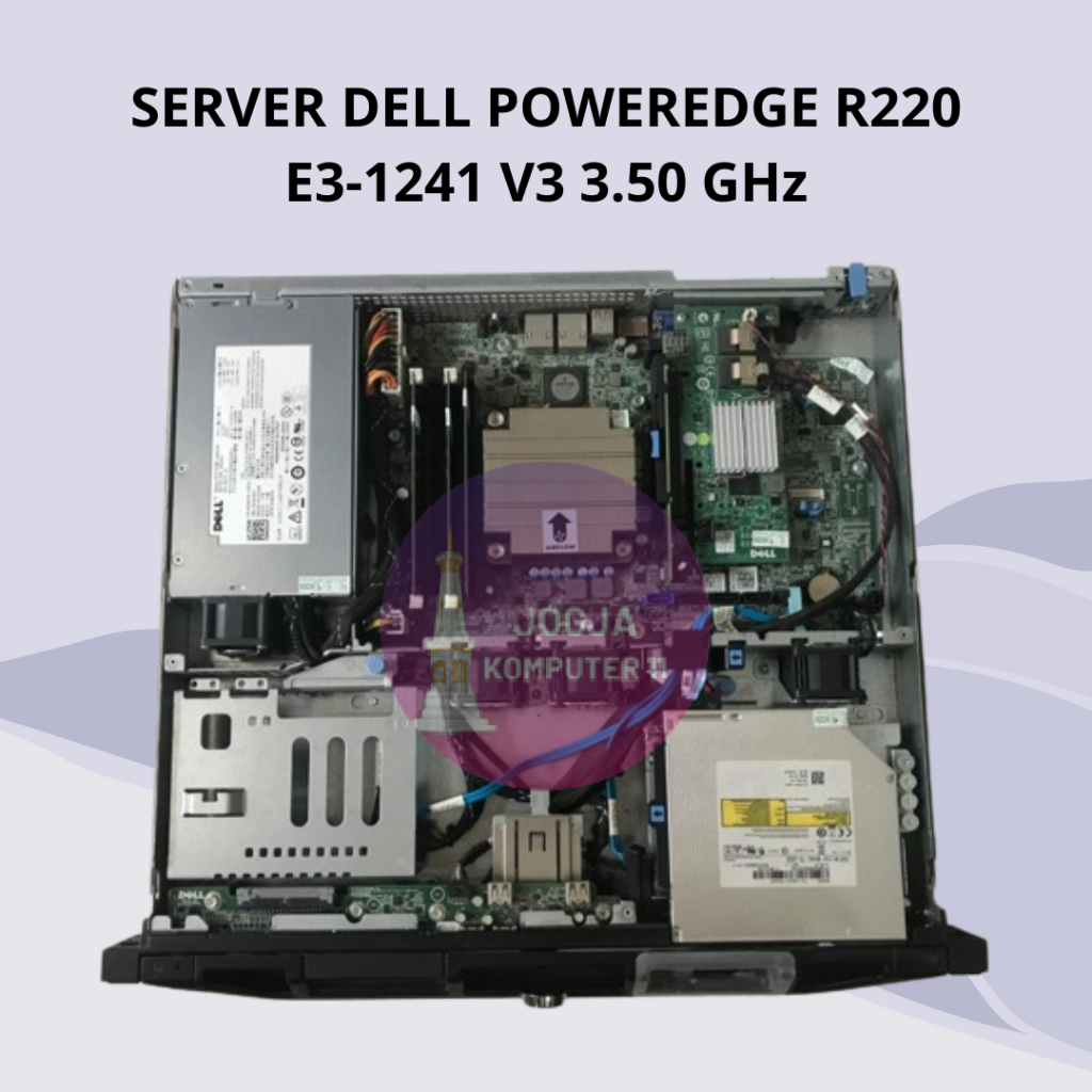 Server Dell Poweredge R220 RAM 16GB E3-1241 V3 3.50 GHz (NO RAIDCARD NO HDD)