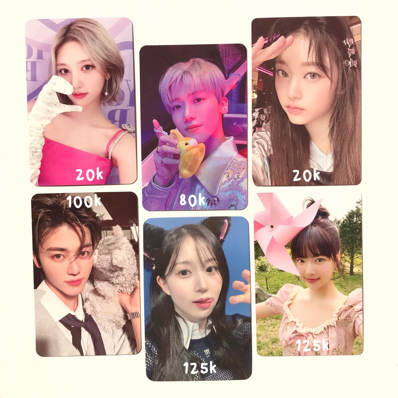 photocard jaemin eunchae haerin haewon gaeul