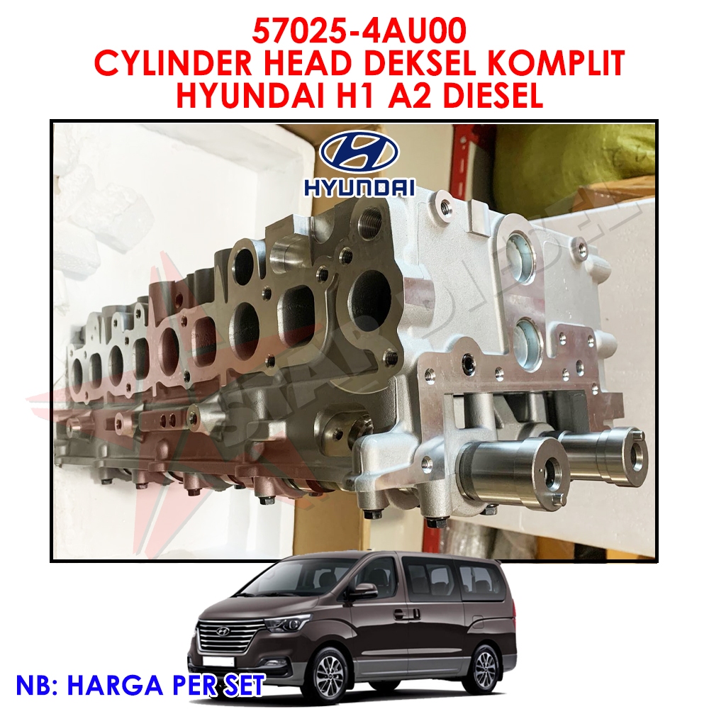 DIESEL CYLINDER HEAD STAREX DIESEL A2 HYUNDAI H1 DEKSEL KOMPLITE HYUNDAI H1