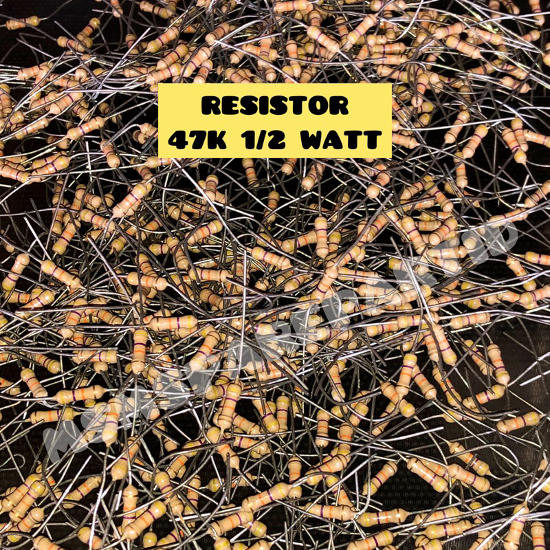 RESISTOR 47K 1/2 WATT