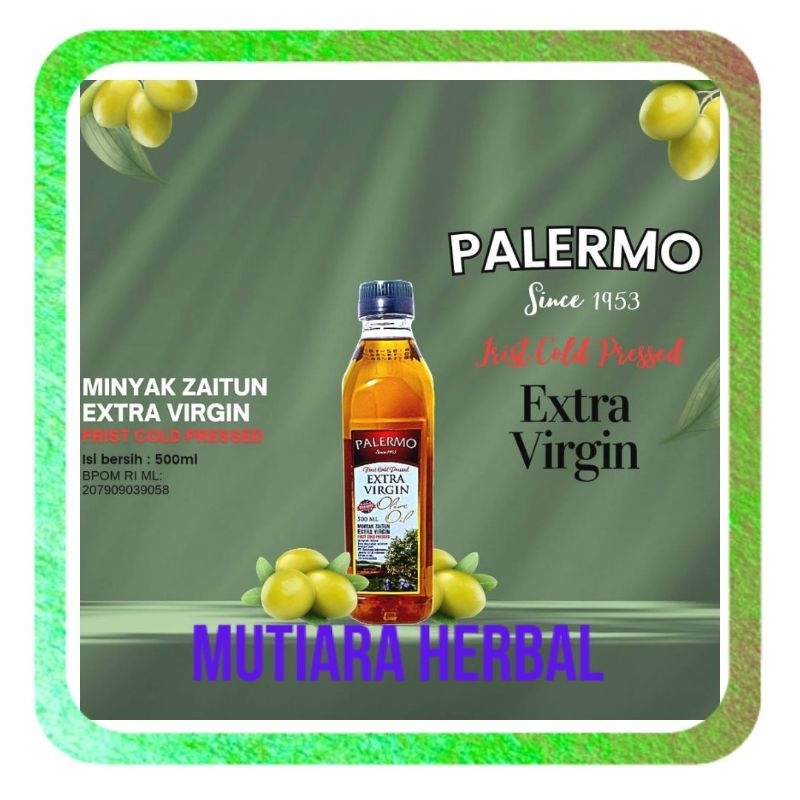 

Minyak zaitun extra Virgin 500ml PALERMO asli original