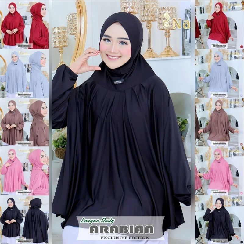 Jilbab Original Nazilla Dagu Lengan