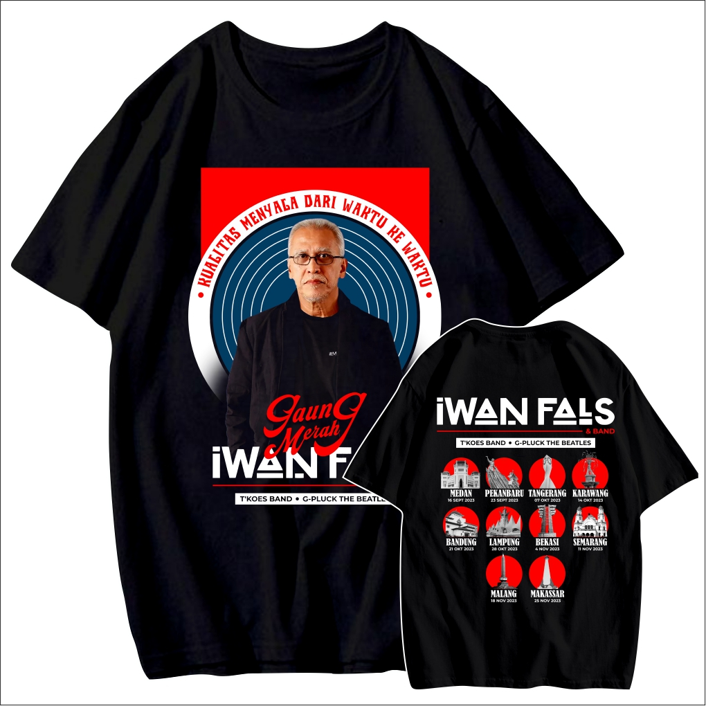 Freedom - T-shirt Iwan fals GAUNG MERAH