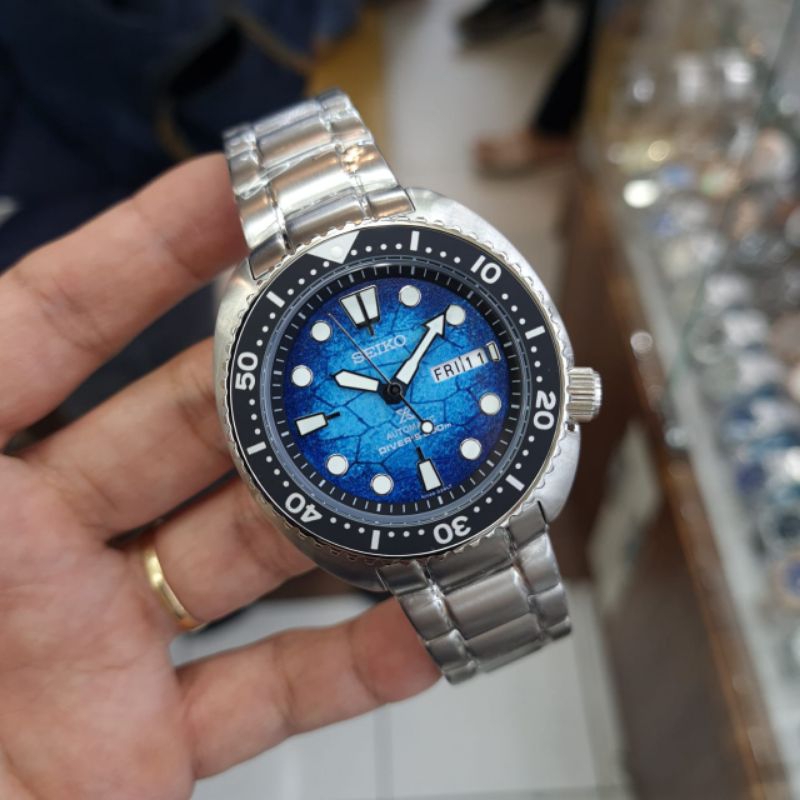 SEIKO PROSPEX DIVER TURTLE  BLUE AUTOMATIC