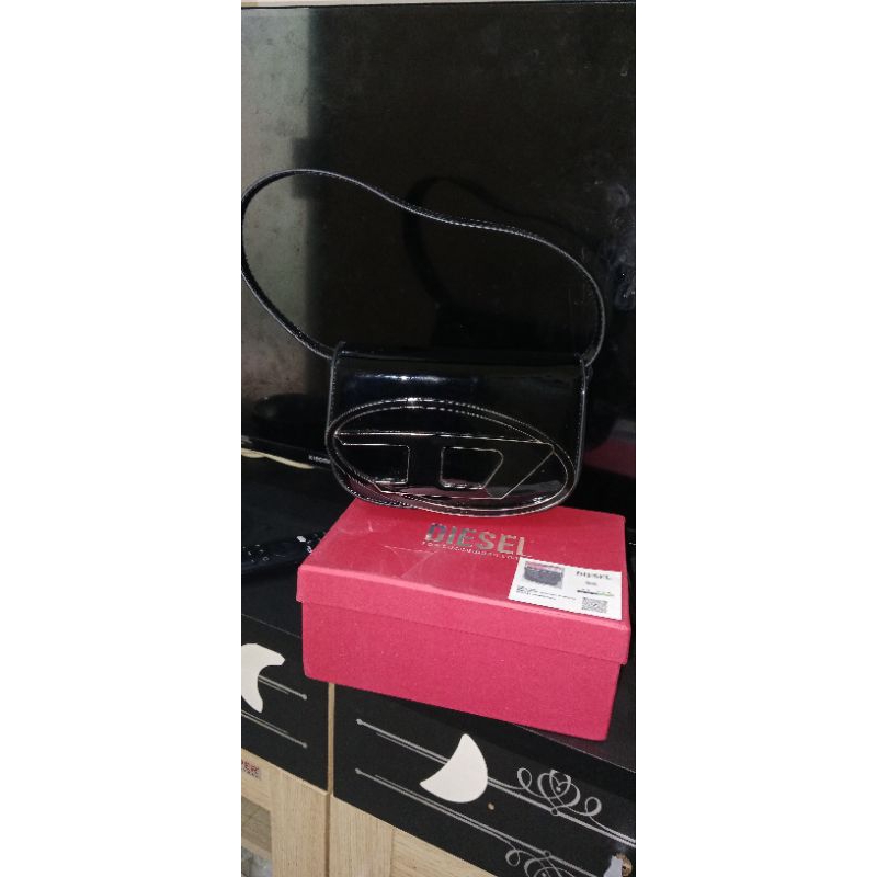 tas wanita diesel hitam premium