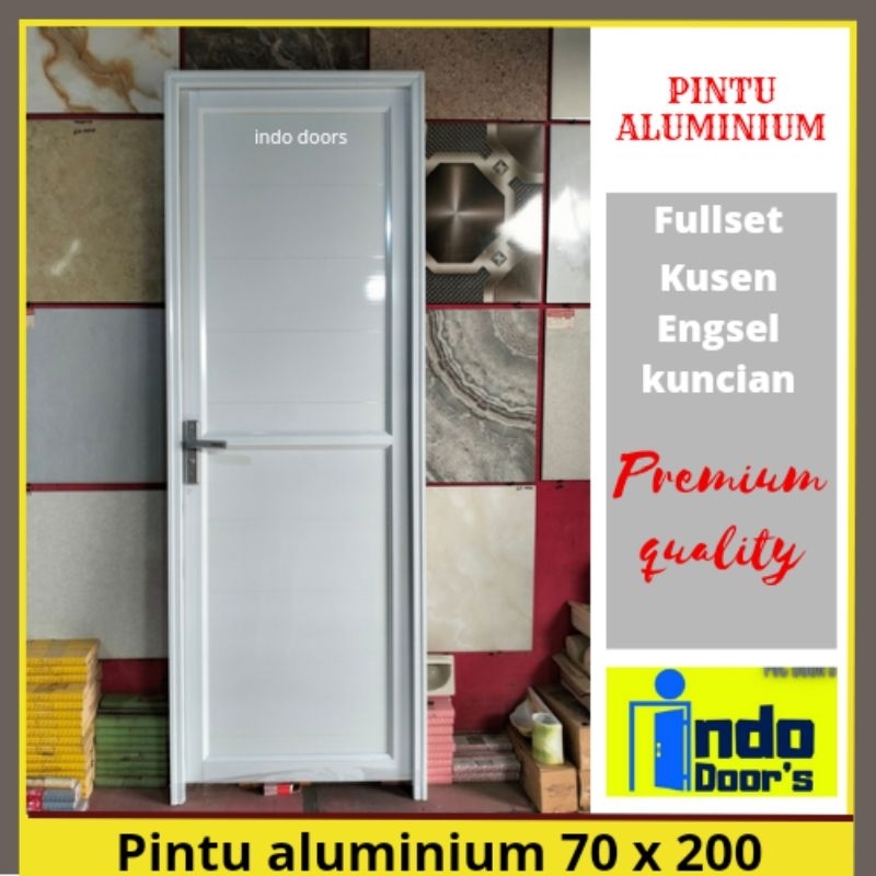 Pintu Kamar Mandi Aluminium Tebal Special Platinum