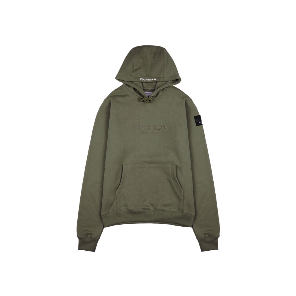 W.Essentiels Jaket Ecume Oversize Hoodie Monopack Olive