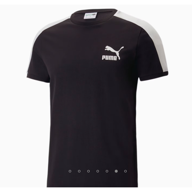 Kaos Puma Casual T7 ICONIC Tee PUMA Black 538204 01