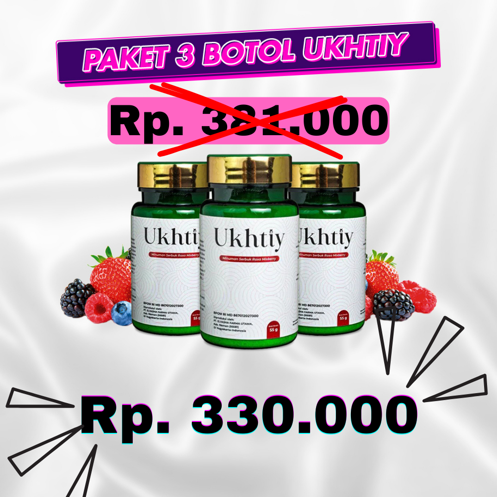 TERLARIS UKHTIY COLLAGEN Original Drink Collagen by Ukhtiy Mencerahkan dan Menutrisi Kulit dan Rambu