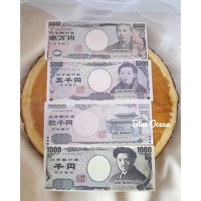 UANG MAINAN YEN JEPANG / HIASAN MAHAR / HANTARAN