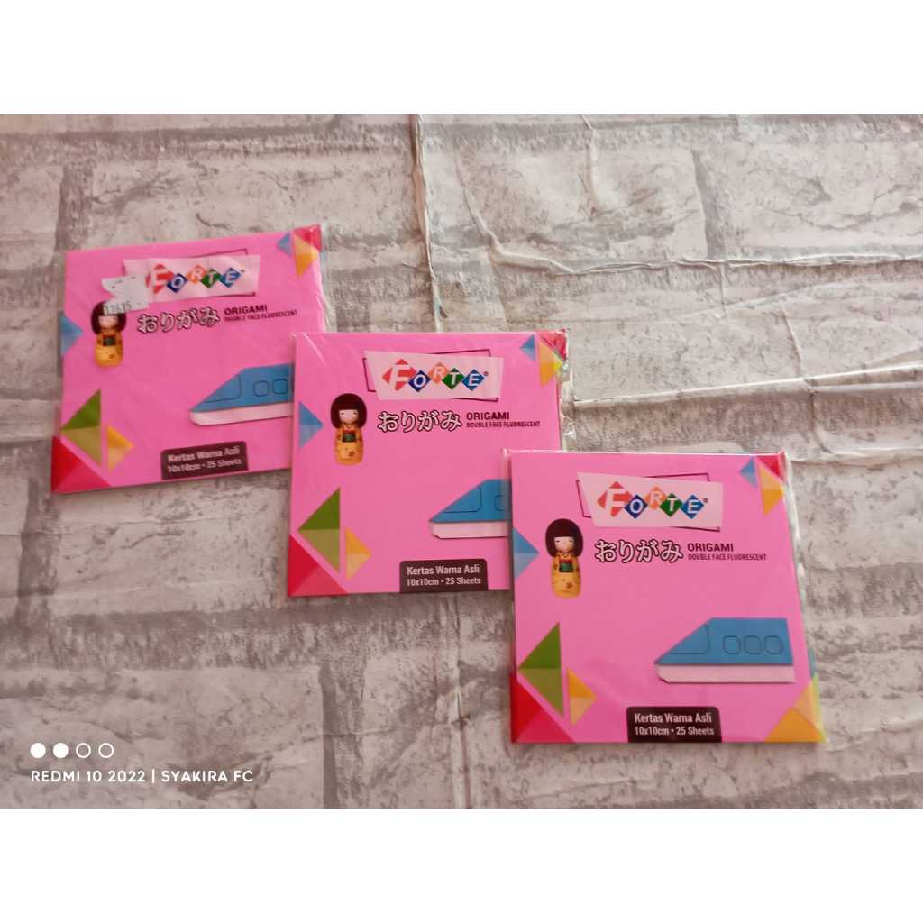 

KERTAS LIPAT FORTE BOLAK-BALIK//10X10 CM//25 SHEETS