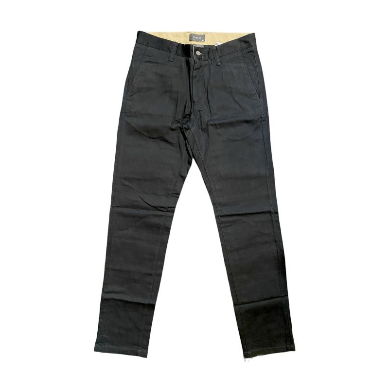 Celana Pria Chino MOC Slimfit Hitam Original