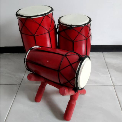 Kendang Rampak Gendang Jawa Kecil Mainan Anak / Alat Musik Tradional Mainan Anak