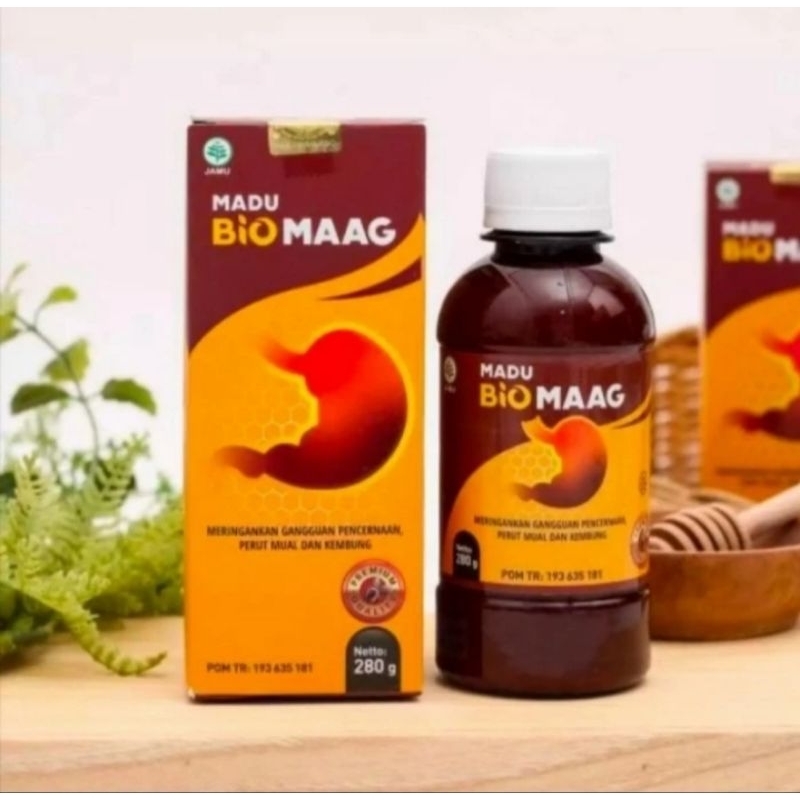 MADU BIO MAAG ASLI OBAT GASTRISIS LUKA ASAM LAMBUNG BIO MAAG BPOM