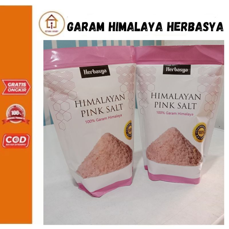 

GARAM HIMALAYAN HERBASYA 1 KG PINK SALT 100%GARAM HIMALAYA