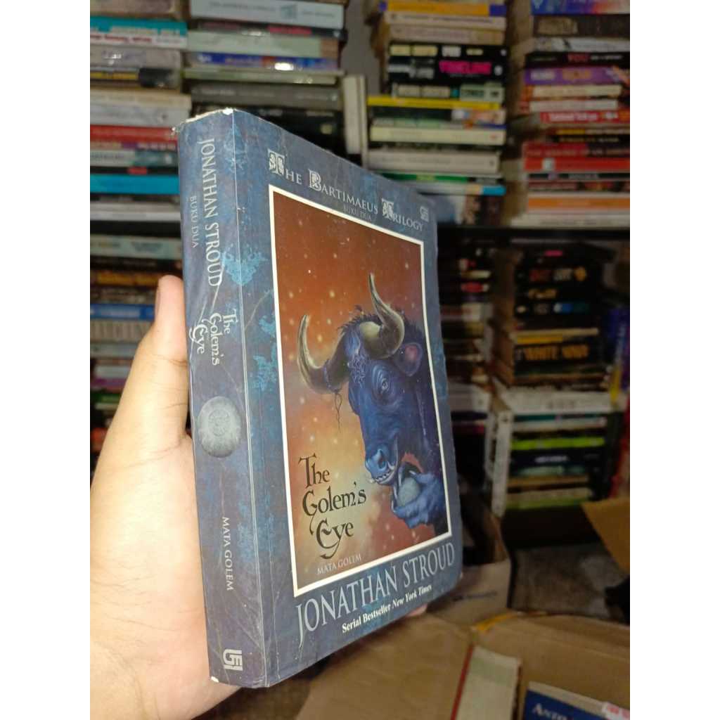 (Preloved) The Amulet of Samarkand & The Golem's Eye - Stroud