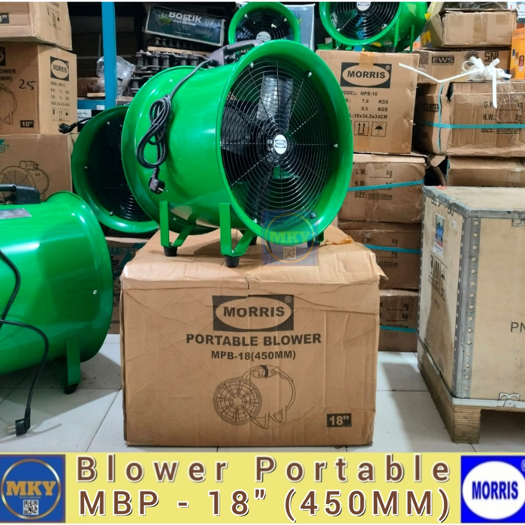 Blower Portaible Fan 18 Inch Blower Tabung Blower 18" MORRIS