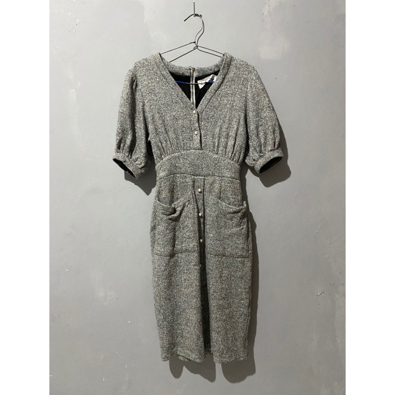 preloved dress tweed