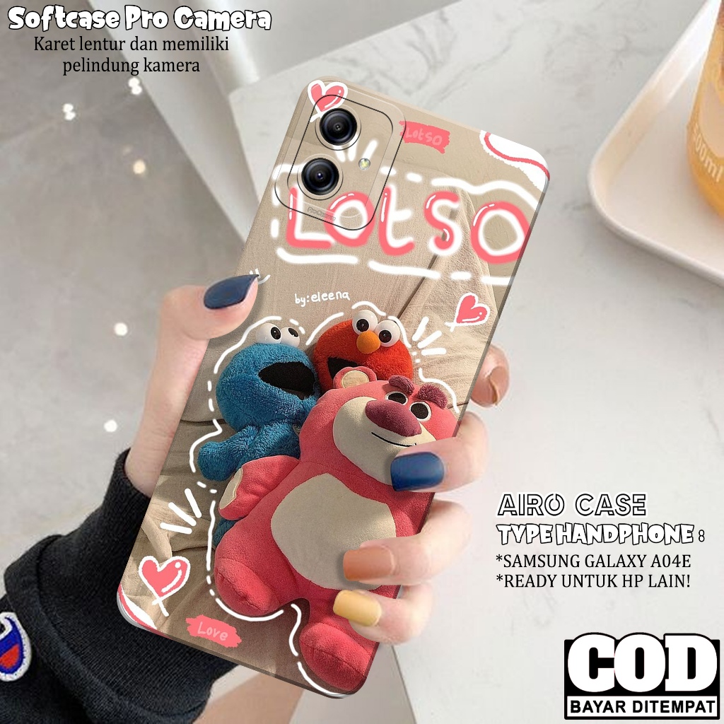 Case Samsung Galaxy A04E - Softcase Samsung Galaxy A04E - Fashion Case Kartun  - Casing Samsung Gala