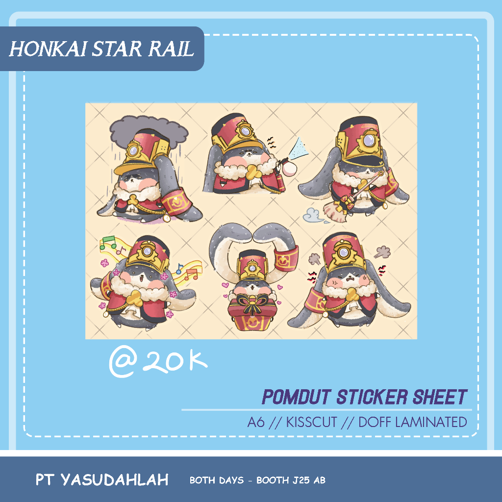 

HSR POMDUT STICKER SHEET