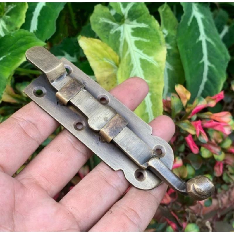 Kunci slot jendela kuningan antik TERMURAH