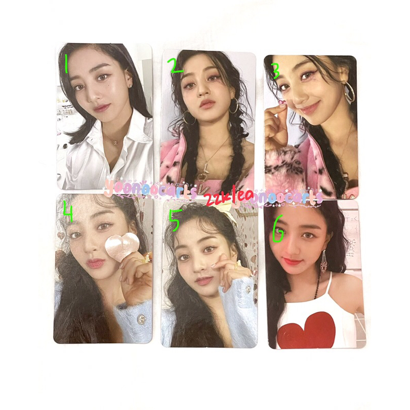 photocard & id card formula of love jihyo twice