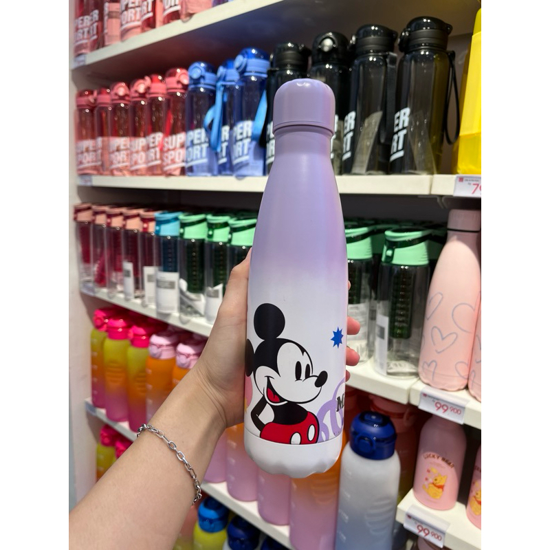 Miniso x Mickey Mouse‼️ Tumbler Vacum Stainless Mickey Mouse Purple Ombre