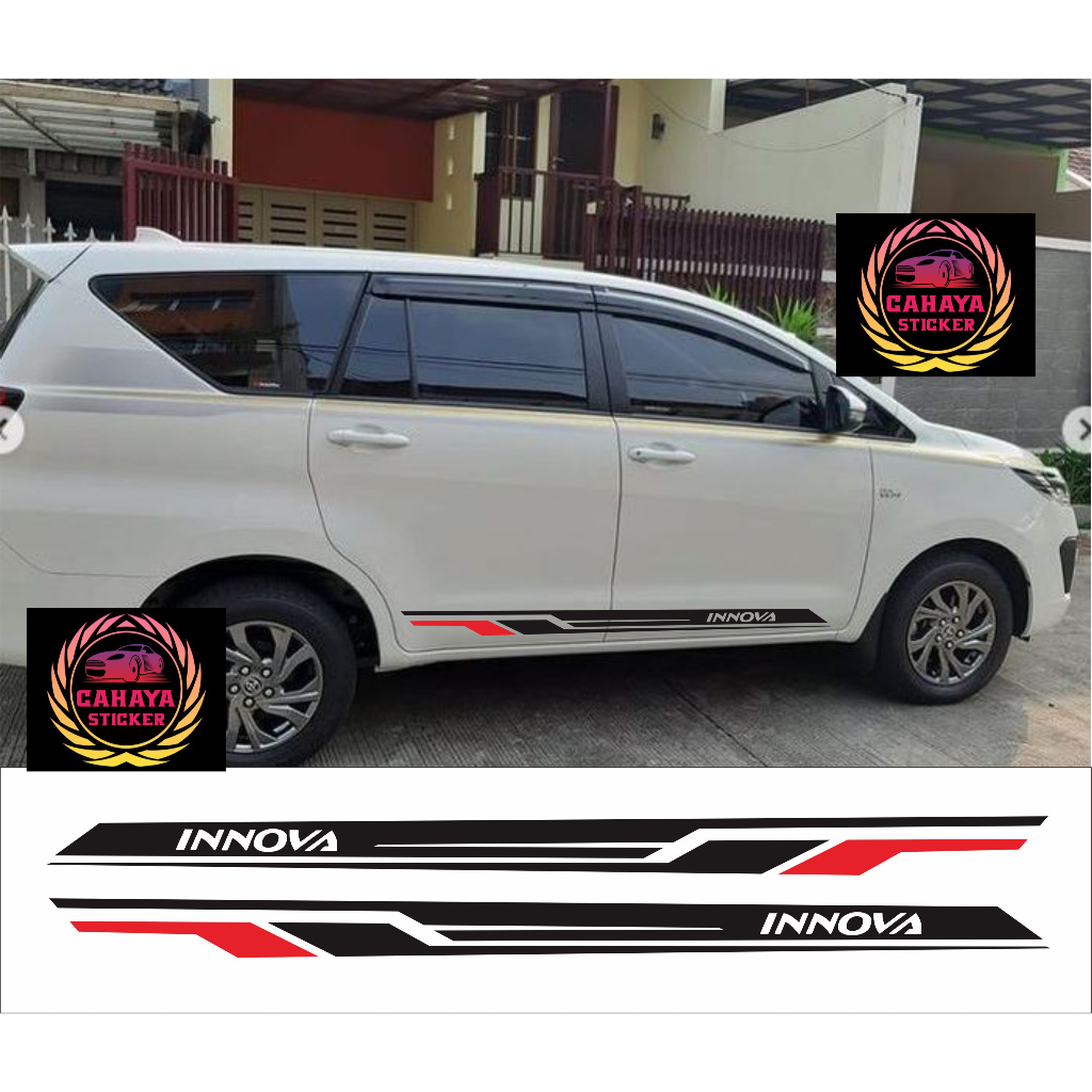 stiker mobil innova sticker lis mobil toyota innova sticker bumber mobil toyota innova sticker mobil