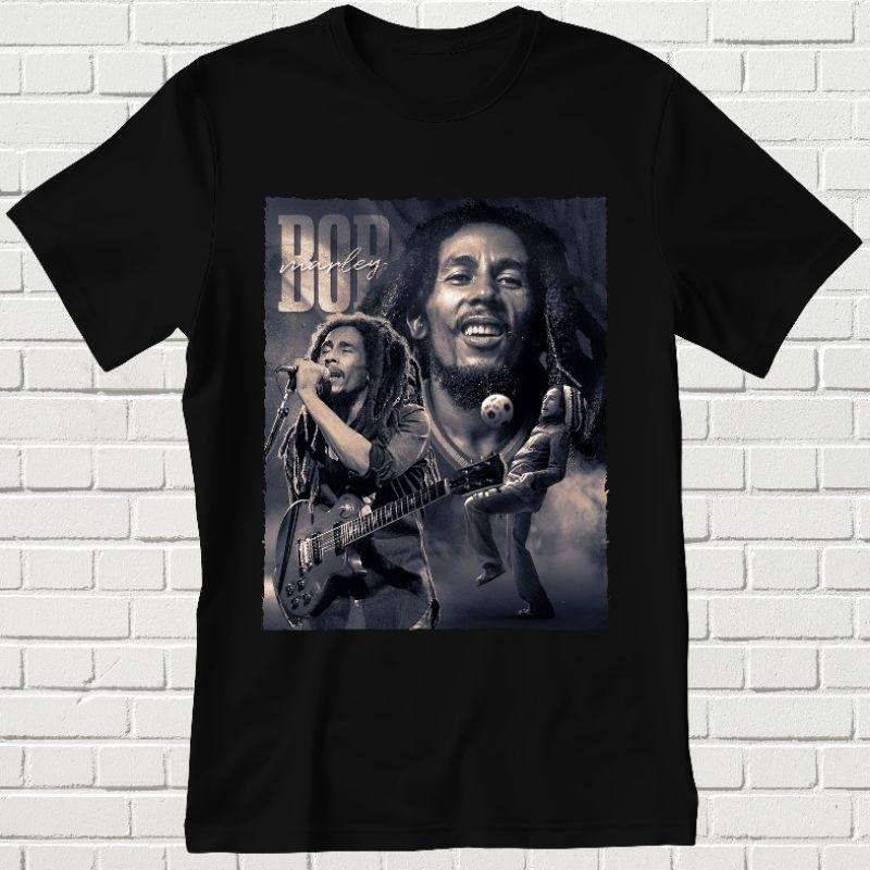 TSHIRT UNISEX BOB MARLEY || BAJU KAOS BOB MARLEY || KAOS DISTRO PREMIUM BOB MARLEY