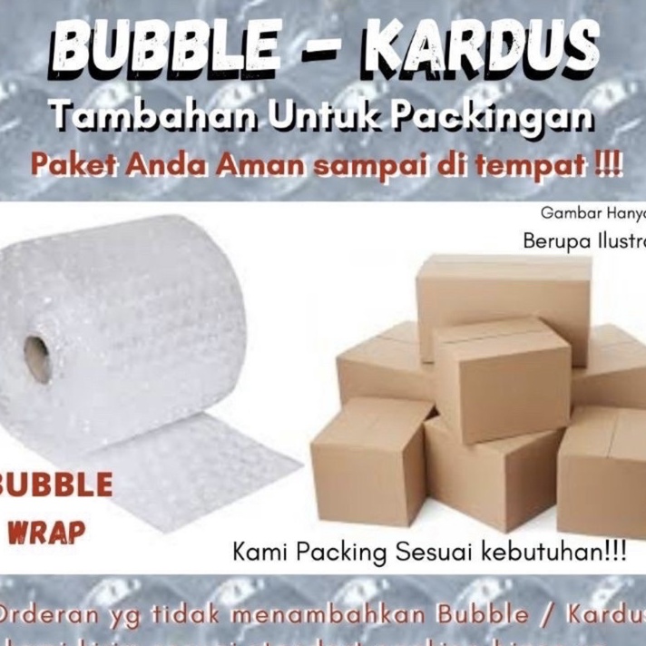 

Terlaku Tambahan Xtra Paking Buble Warp Kardus