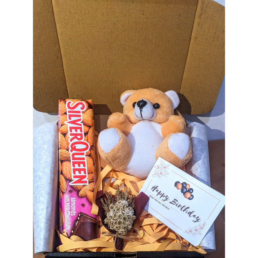 

Hampers Gift Box Snack Box Kado Ulang Tahun Anniversary Hari Ibu Valentine Gemes Boneka Hadiah