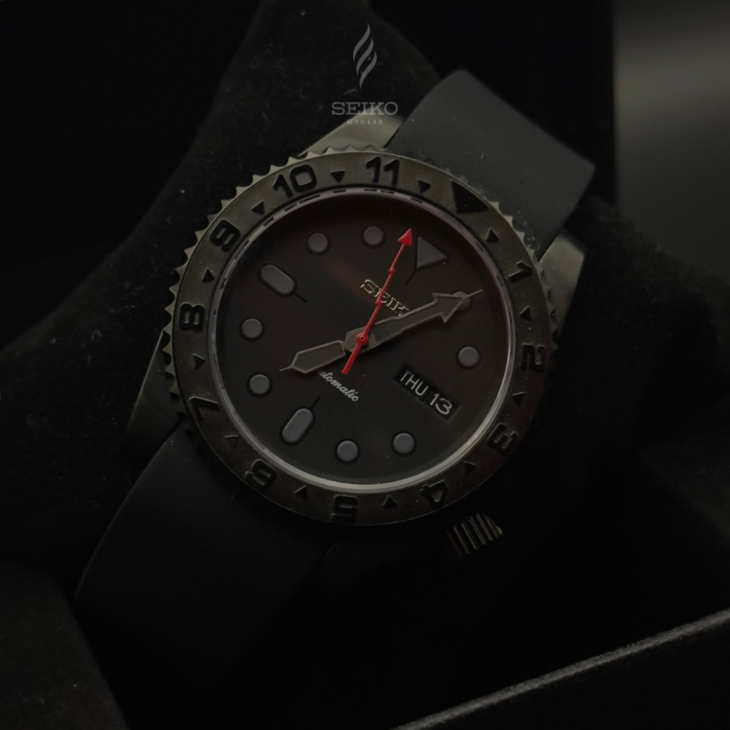 Seiko SKX Stealth Mod NH35 Green Dial Automatic Sapphire 42mm