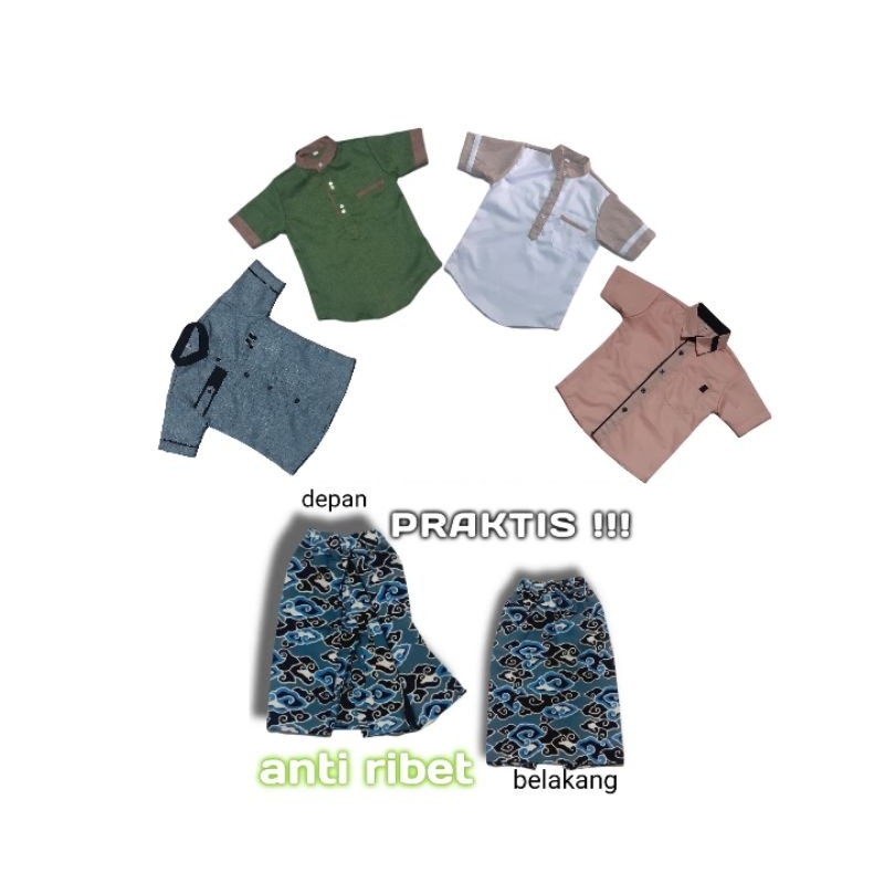 Setelan Anak Laki Laki Usia 3 Tahun|Setelan Koko Kurta Anak|Setelan Sarung Anak Laki Laki Usia 3 Tah