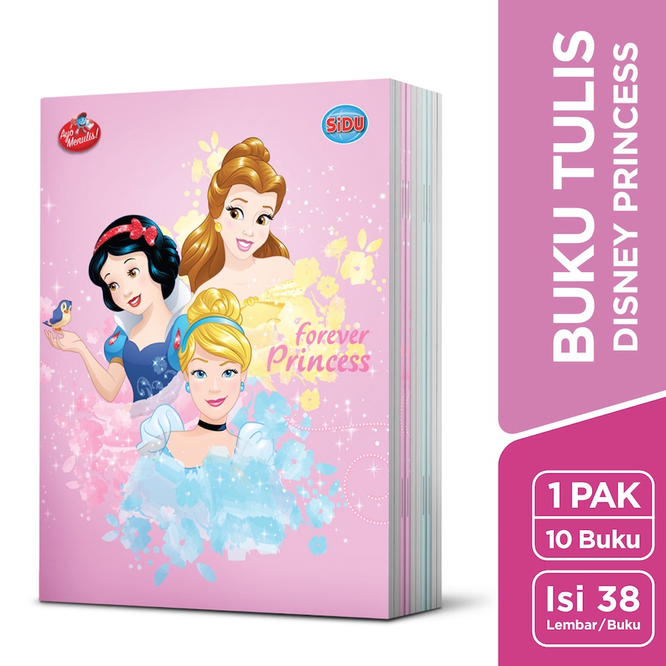 

Ready Stok SiDU Buku Tulis Princess 3 Lembar 1 buku