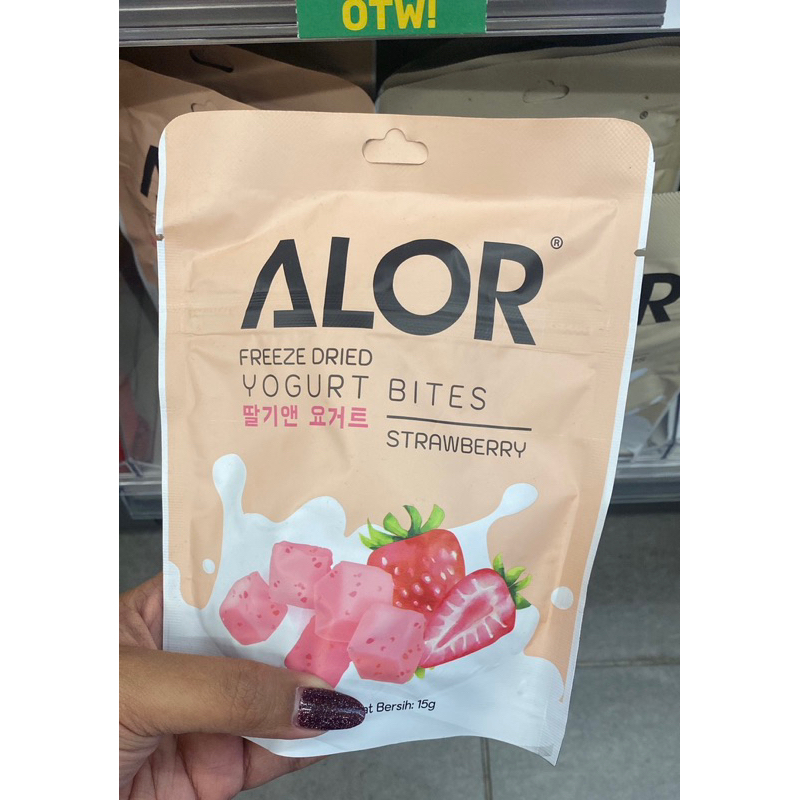 

Alor freeze dried yogurt bites