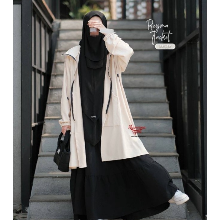 Readystock RAYME  REYMA JAKET MUSLIMAH PREMIUM ORI KHUMAIRA SYARI BISA COD